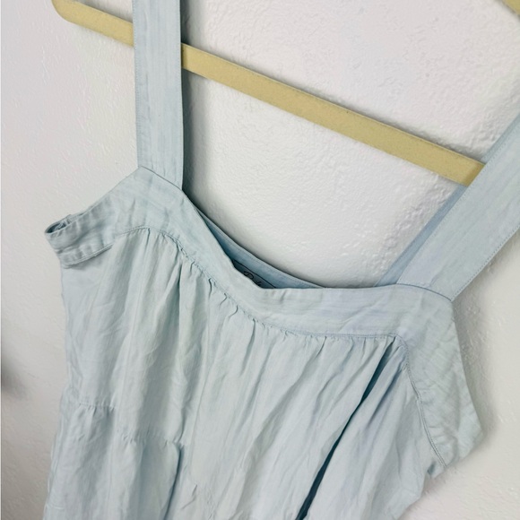 Rails Light Vintage Amaya Midi Dress Medium Sleeveless Tank Baby Blue - Picture 4 of 9